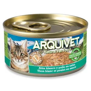 Atún Blanco en salsa con Pollo 80gr.
