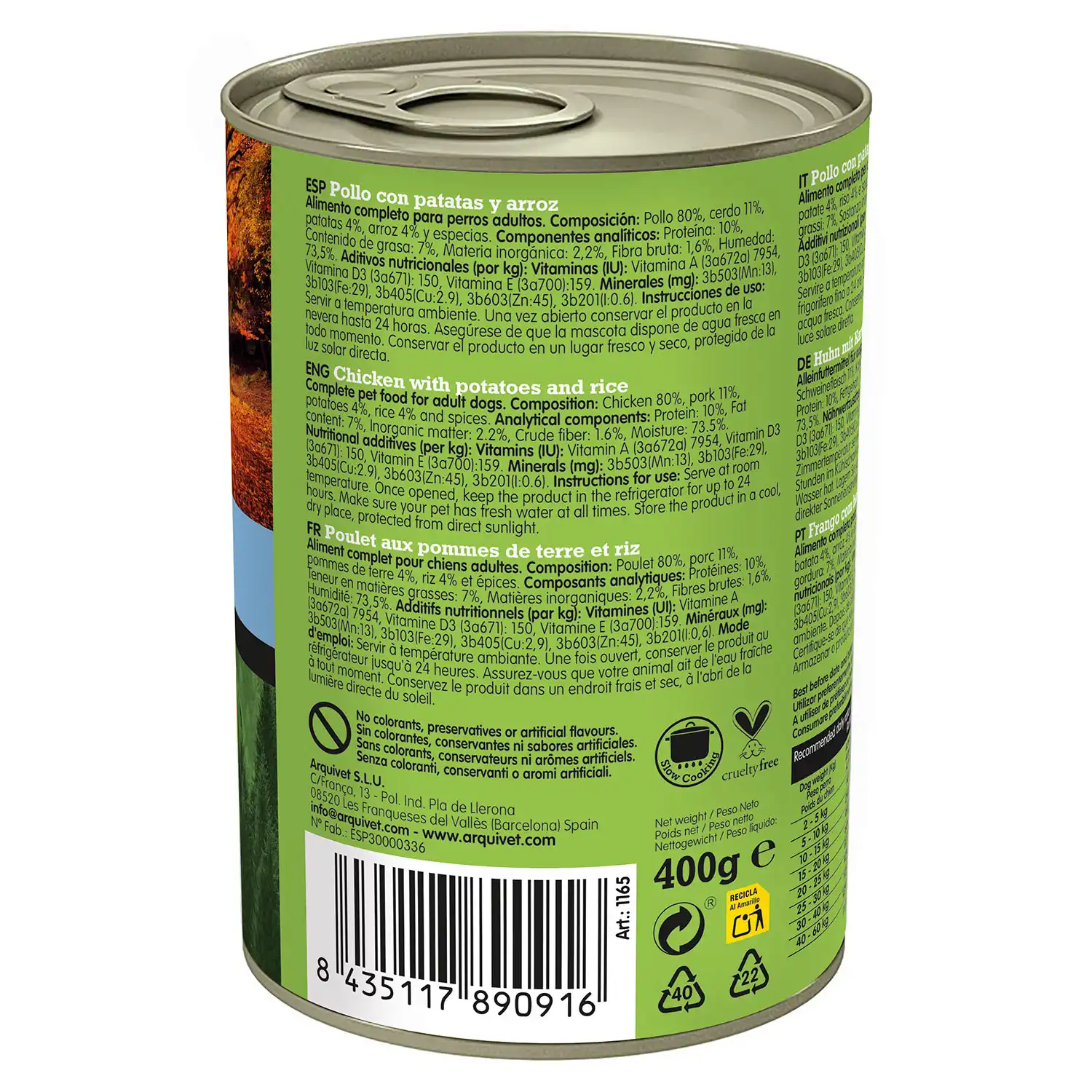 WET DOG FOOD 400g SENIOR & LIGHT Pollo - Imagen 2