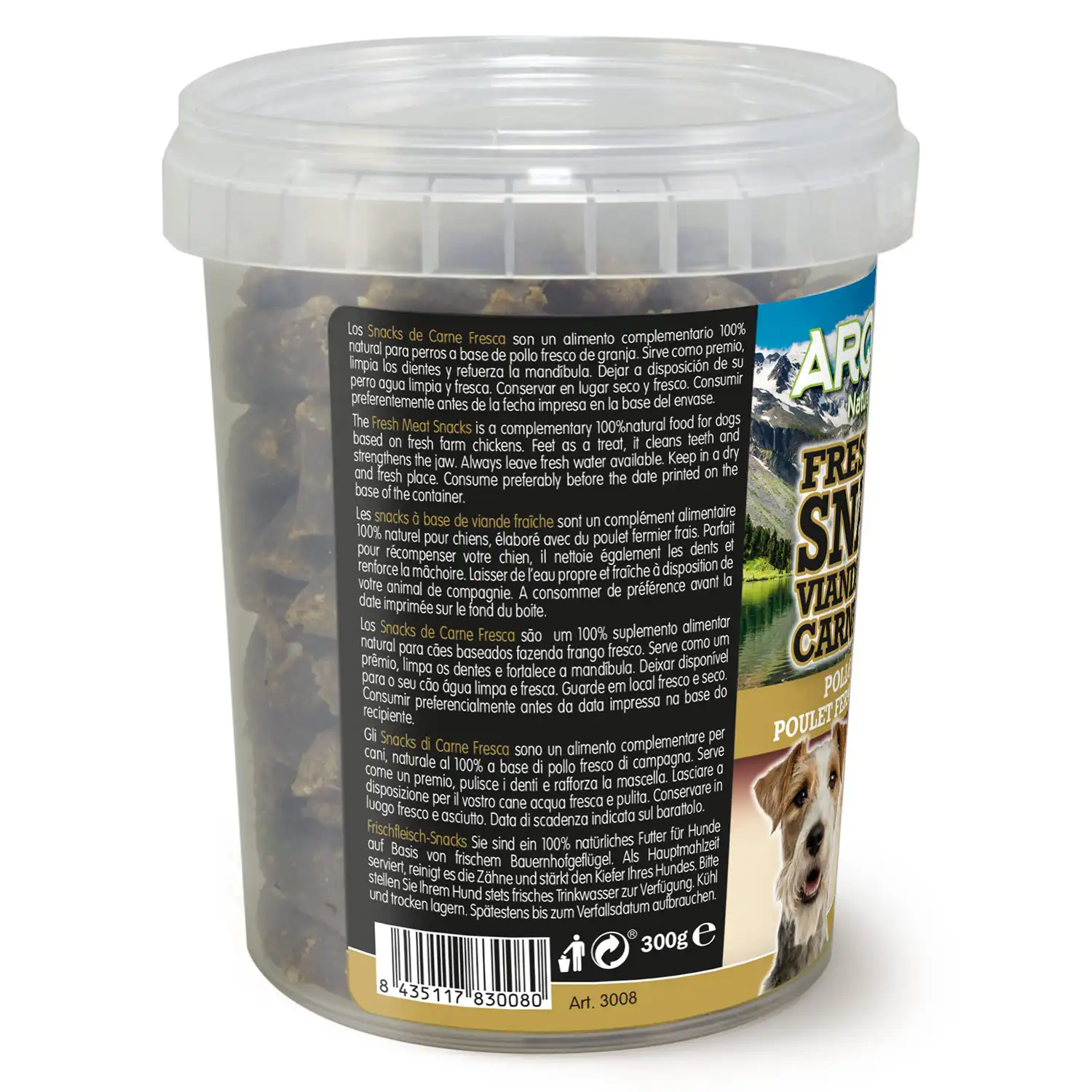 SNACKS Carne fresca Pollo de granja 300g - Imagen 3