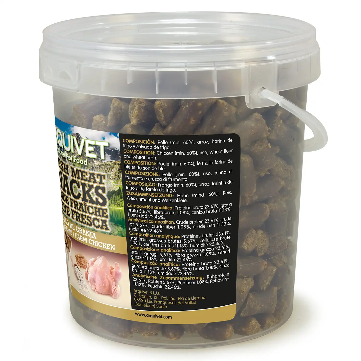 SNACKS Carne fresca Pollo de granja 800g - Imagen 4