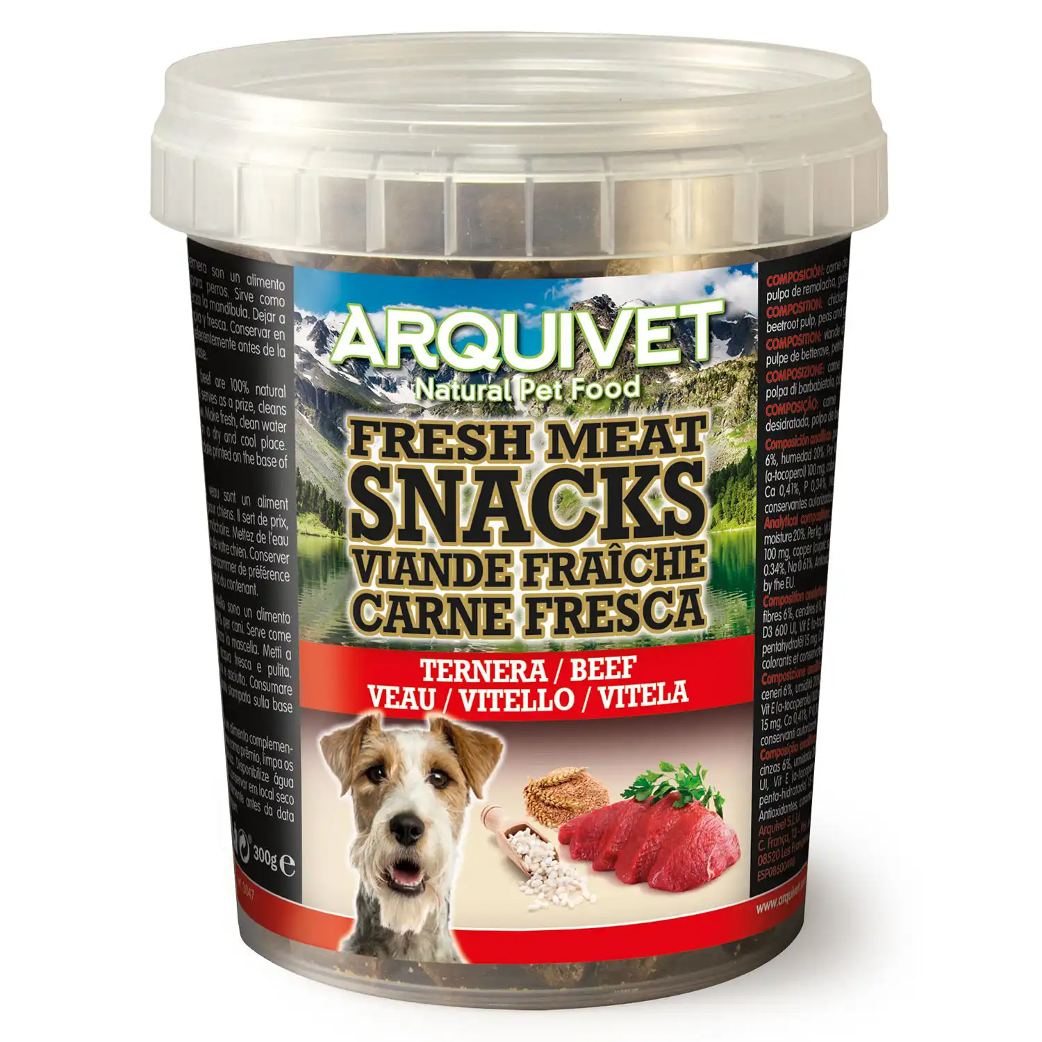 SNACKS Carne fresca - Ternera 300g