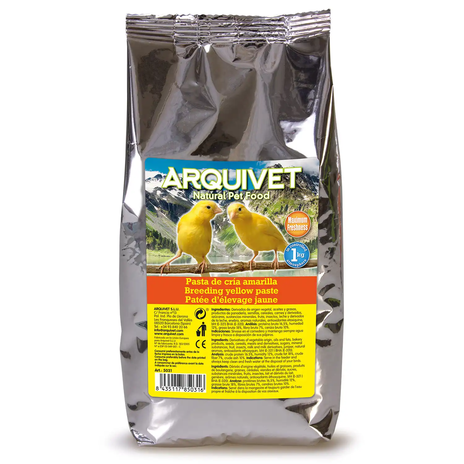 Pasta de cria amarilla 1 Kg