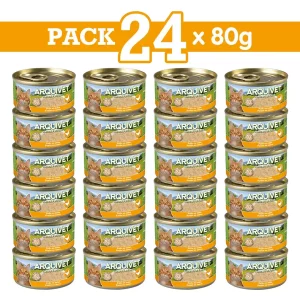 PACK 24 LATAS Pollo en salsa 80gr.