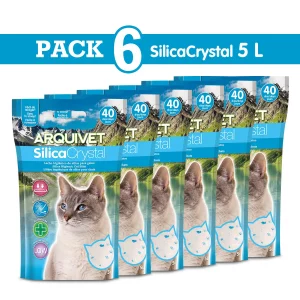 PACK 6 unidades SilicaCrystal 5 l.