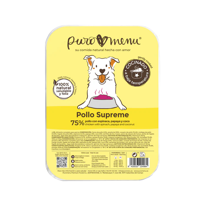 MENÚ POLLO SUPREME (800g) 4 und