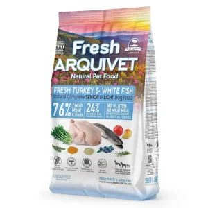 Arquivet Fresh Senior Light Turkey & White Fish 2,5Kg