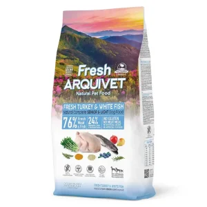 Arquivet Fresh Senior Light Turkey & White Fish 10Kg