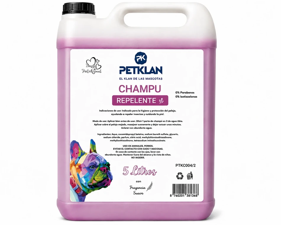 CHAMPÚ REPELENTE PTK 1L